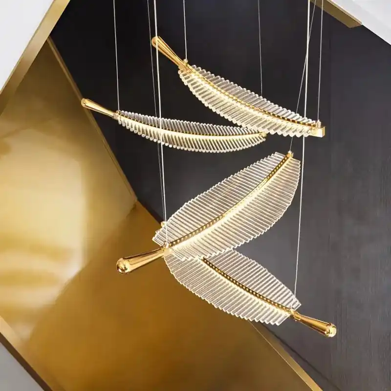 Décoration Moderne : Feuille Suspension LED Vintage