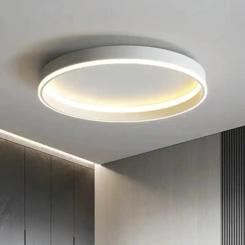 Plafonnier LED Nordik Round Design - Luminaire Décoratif Moderne