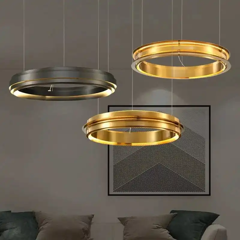 Lustre LED Minimaliste Post-Moderne Italien Créatif 2024 - Luxe Illuminant.