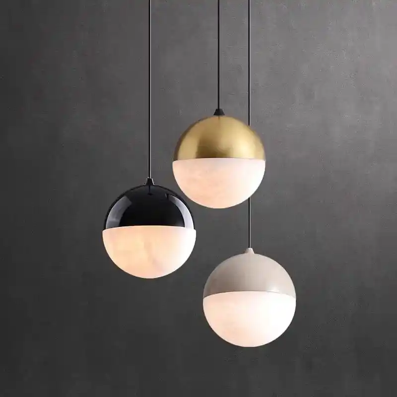 Suspension en marbre design contemporain et élégant