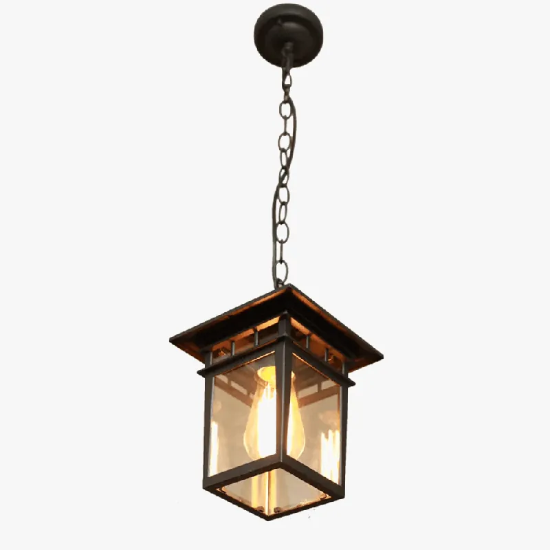 Suspension Vintage E27 Extérieur Étanche et Antirouille - Style Premium