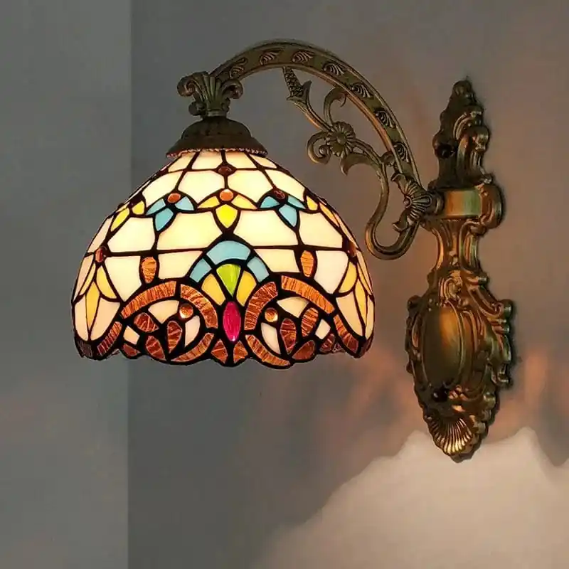 Applique murale de style Tiffany - Élégance Illuminée