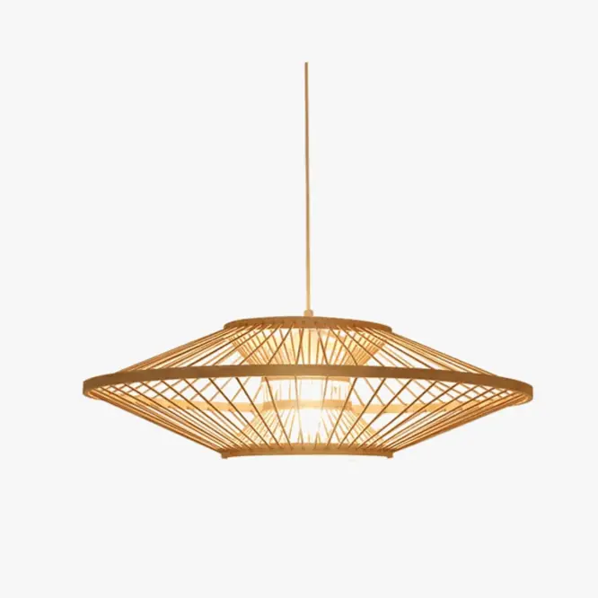 ZK50 - Lustre de plafond en bambou de luxe
