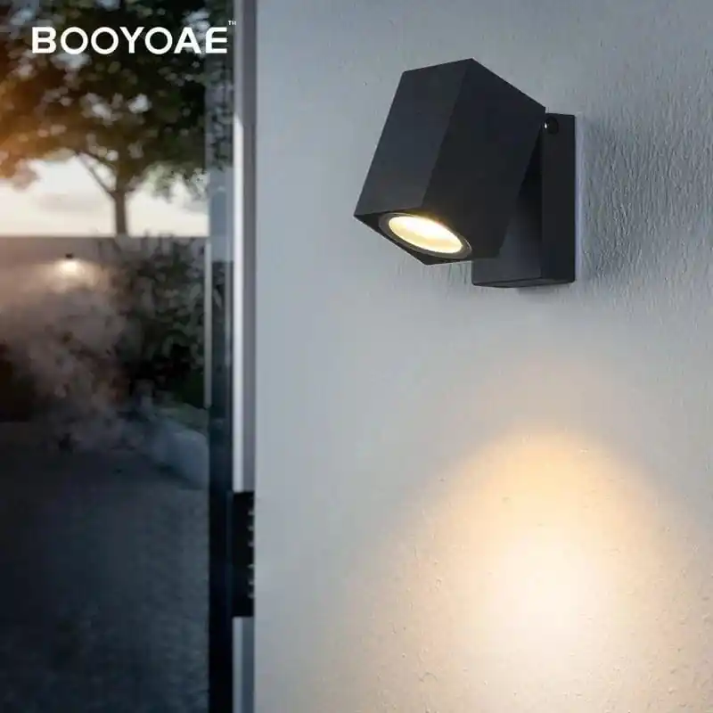 Appliques murales extérieures pour éclairage extérieur ajustable - Idéal pour l'entrée, la terrasse et le porche