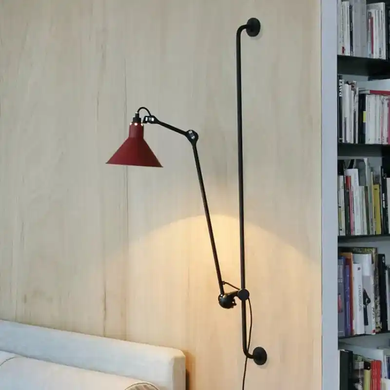 Applique murale LED Vintage rotative en métal - Style Lumière
