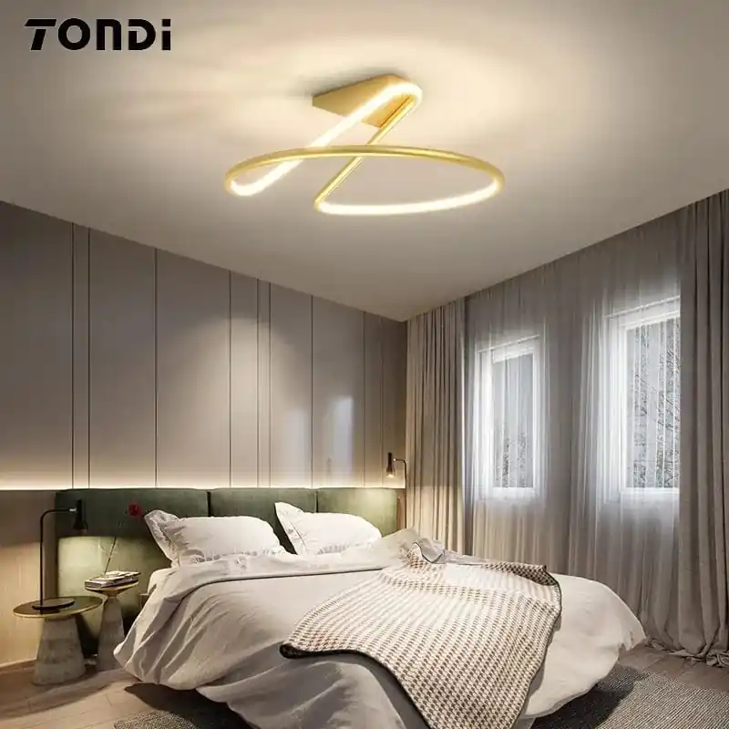 Tondi - Lustre LED Moderne Minimaliste pour Couloir, Allée, Chambre et Salon