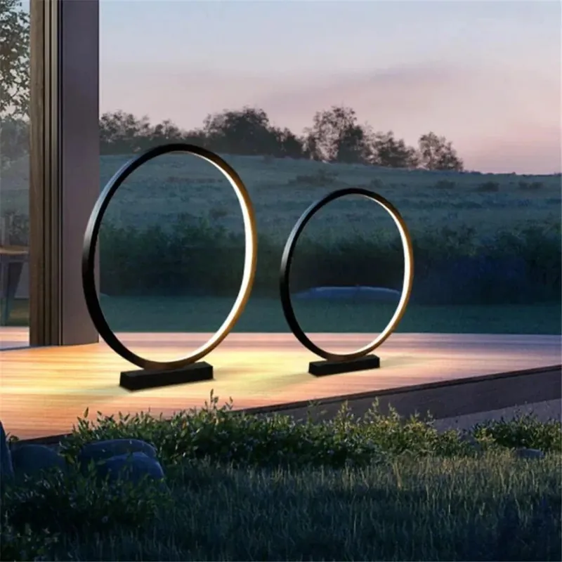 Lampe LED ronde étanche en aluminium renforcé