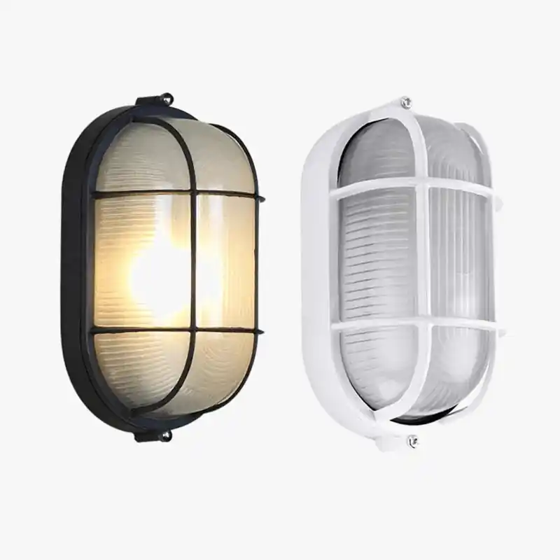 Applique murale rétro éclairage LED extérieur étanche E27 Vintage cuivre 220V