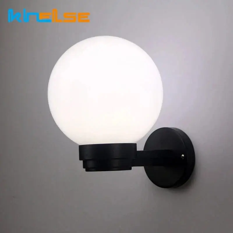 Applique Murale Extérieur Étanche Moderne LED Globe 15W, Idéale pour Jardin, Balcon et Escalier