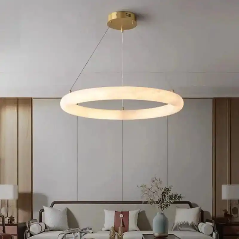Lustre de luxe en marbre d'Espagne
