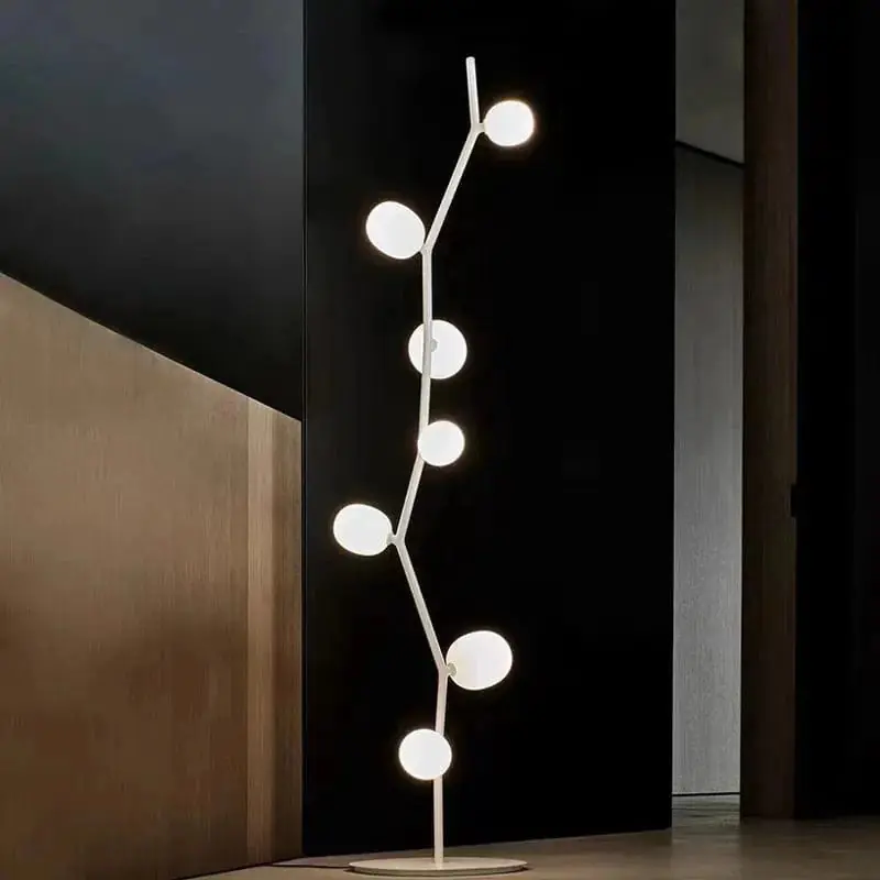 Lampadaire Nordique Moderne Minimaliste en Verre Arbre Magique