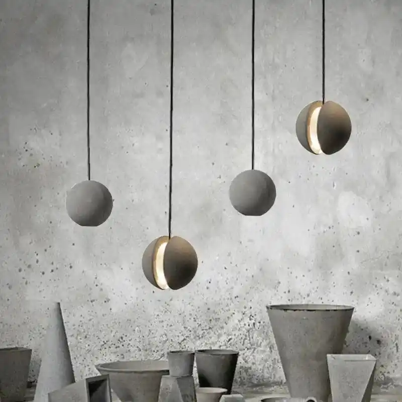 Lampe Suspendue au Design Nordique \\"Lune et Planète\\"