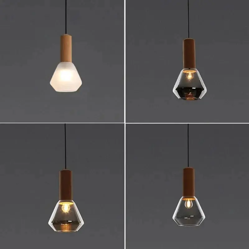 Suspension LED en cuivre au design nordique de luxe