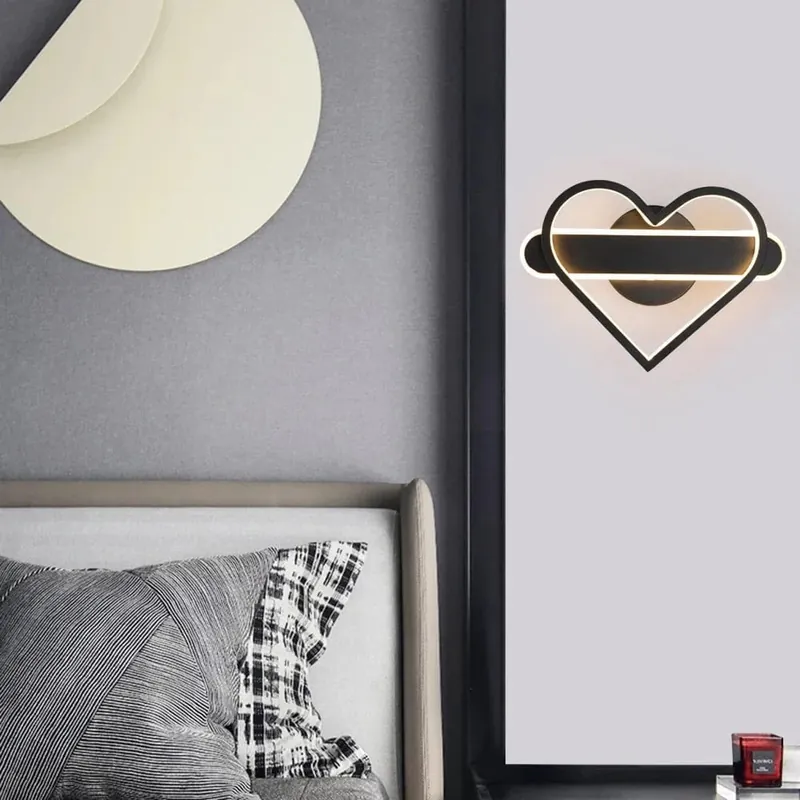 Applique murale LED Heart: Simple et moderne