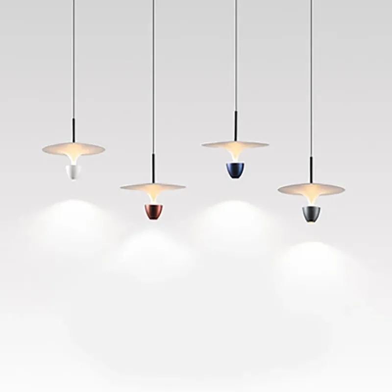 Nordique Créatif Lustre LED Suspension UFO - Éclairage Intérieur de Marque