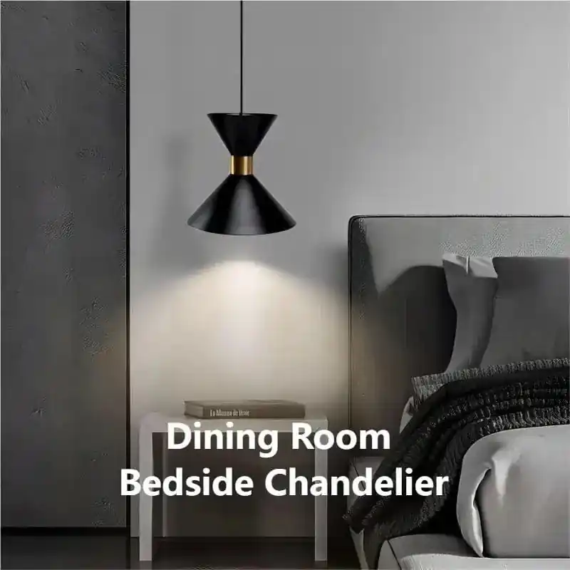 Lustre à tête pour table à manger au design minimaliste