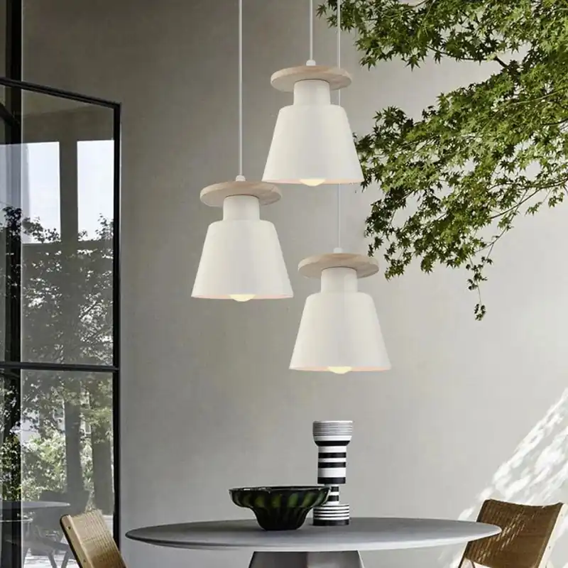 Suspension en bois moderne - Collection Scandinave - Luminaire Design pour Salle à Manger, Salon et Cuisine