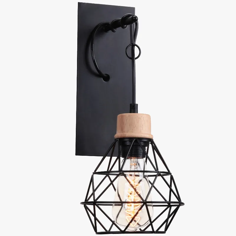 Applique murale scandinave en bois