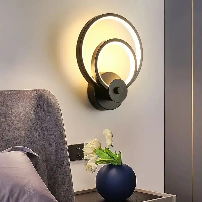 Applique murale LED Vintage et Moderne en fer