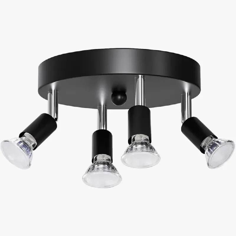 Plafonnier de cuisine pivotant avec angle ajustable