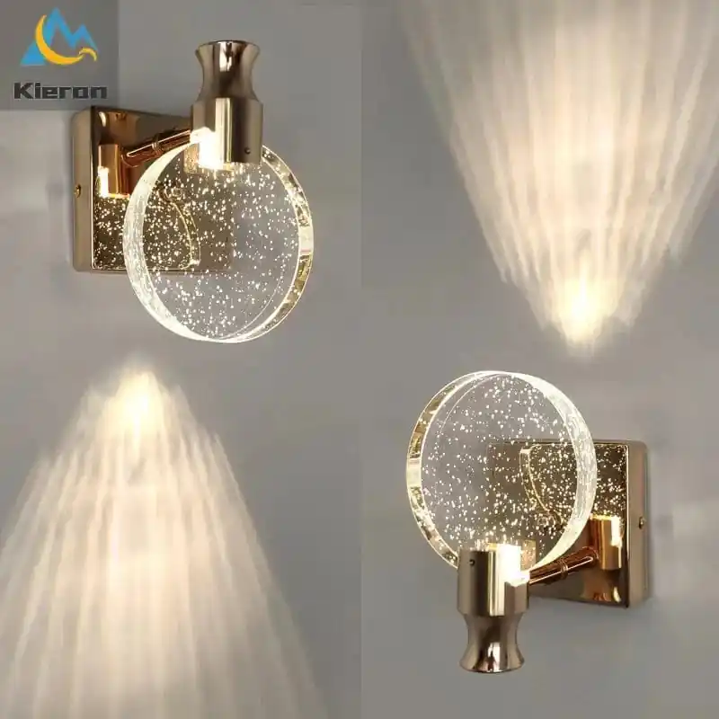 Applique murale LED pour maquillage avec miroir intégré
