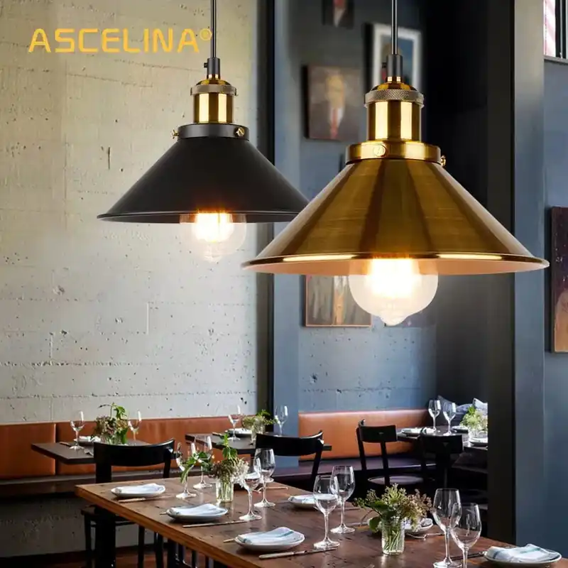Luminaire suspendu industriel vintage - Suspension Lampes LED modernes
