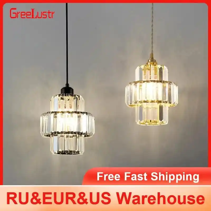 Lustre Design Nordique Moderne K9 Cristal pour Décoration Intérieure