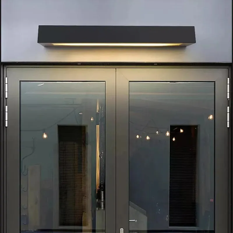Applique Murale pour Extérieur en Acier Inoxydable pour Porte d'Entrée