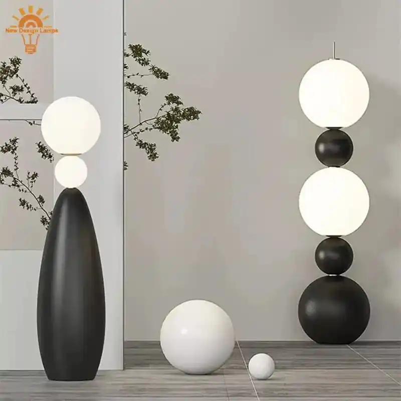 Lampadaire LED nordique - Gourde éclairage : design italien pour support canapé décoratif