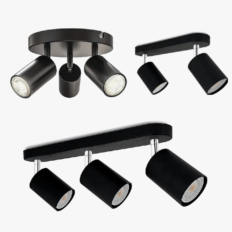 Plafonnier LED sur-mesure pour bar : angles ajustables, installation facile