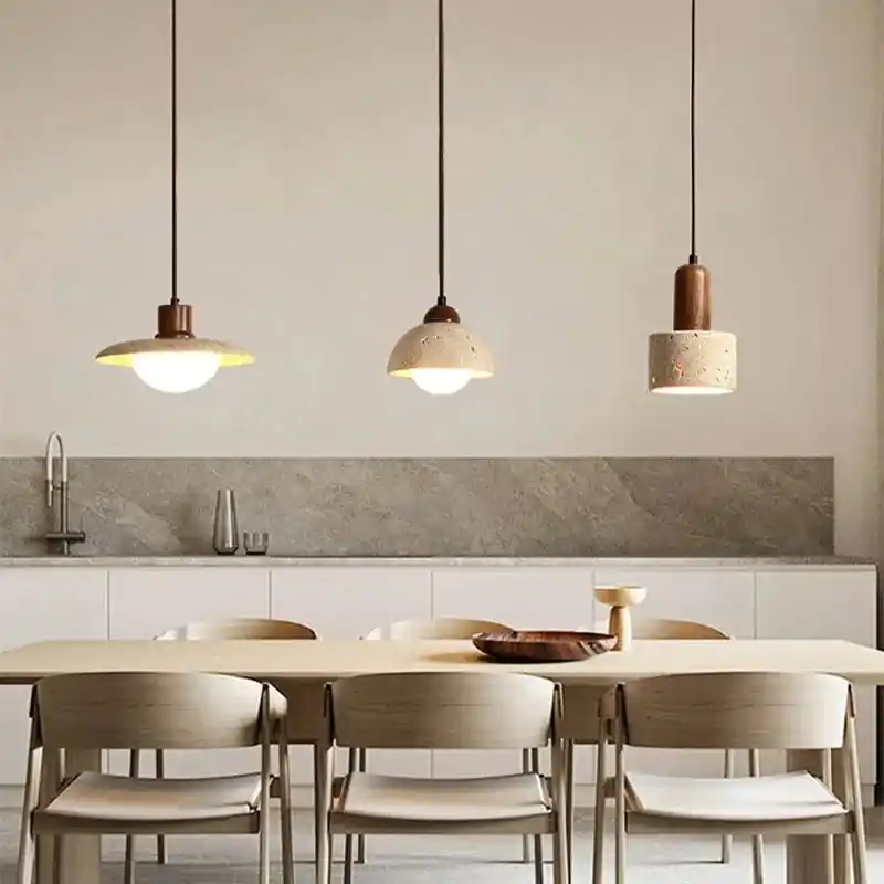 Sandyha Concepteur: Suspension LED Créative Rétro Petite Pierre
