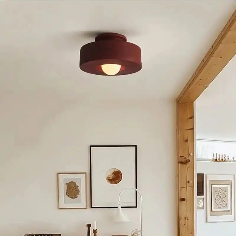 Nordique Wabi Sabi - Couloir Led - Plafonniers de chambre - Lustre Led moderne - Décor à la maison - Luminaires plafonniers