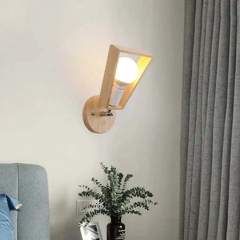 Applique murale nordique en bois naturel - Collection Scandinave