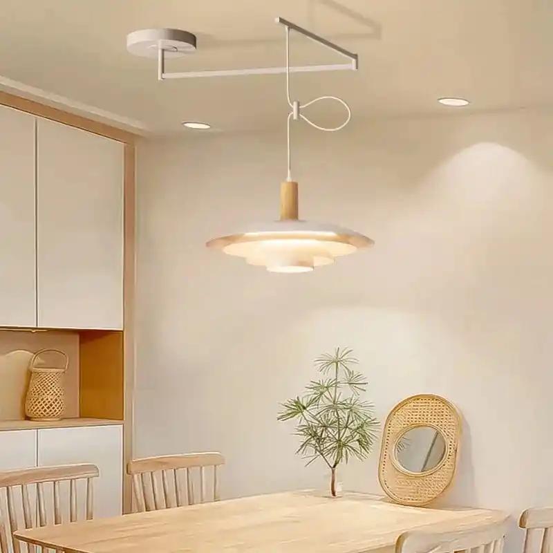 Suspension HomeDesign pour Table à manger et Cuisine - Bras oscillant Plafonnier Suspendu