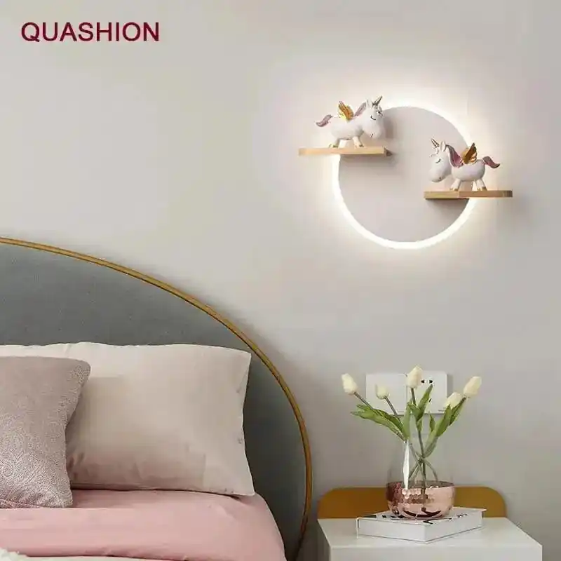 Applique murale nordique pour chambre d'enfant de dessin animé