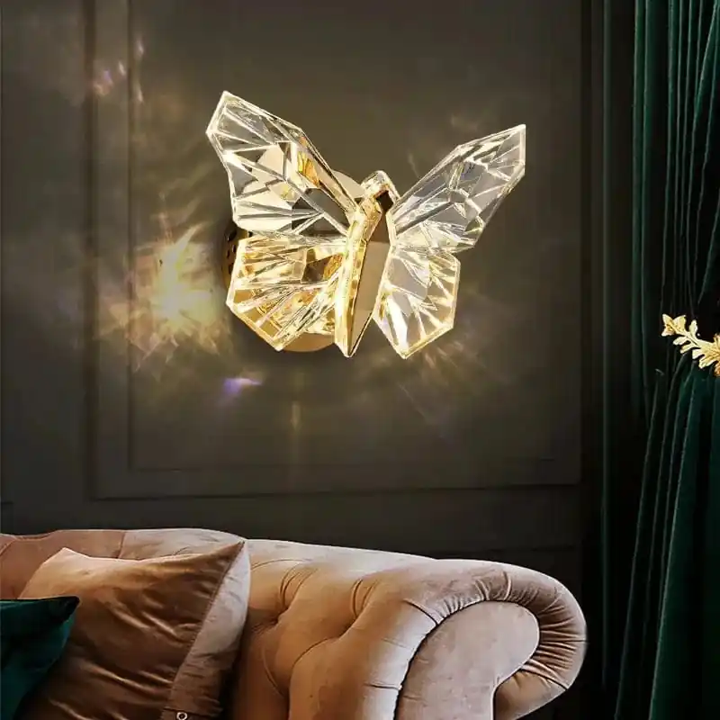 Applique murale LED papillon nordique - Éclairage tendance