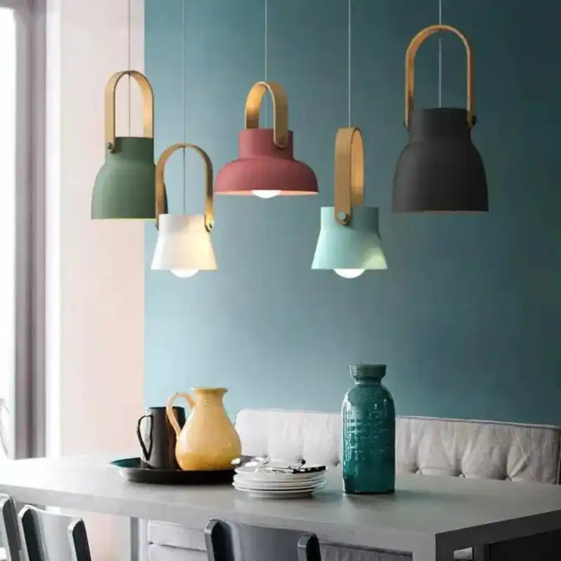 Suspension nordiques Macaron coloré - Décor à la maison et Restaurant