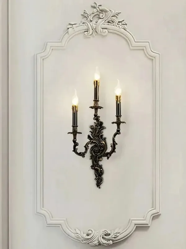 Applique murale vintage de luxe Royale \\"Luminance Rétro\\"