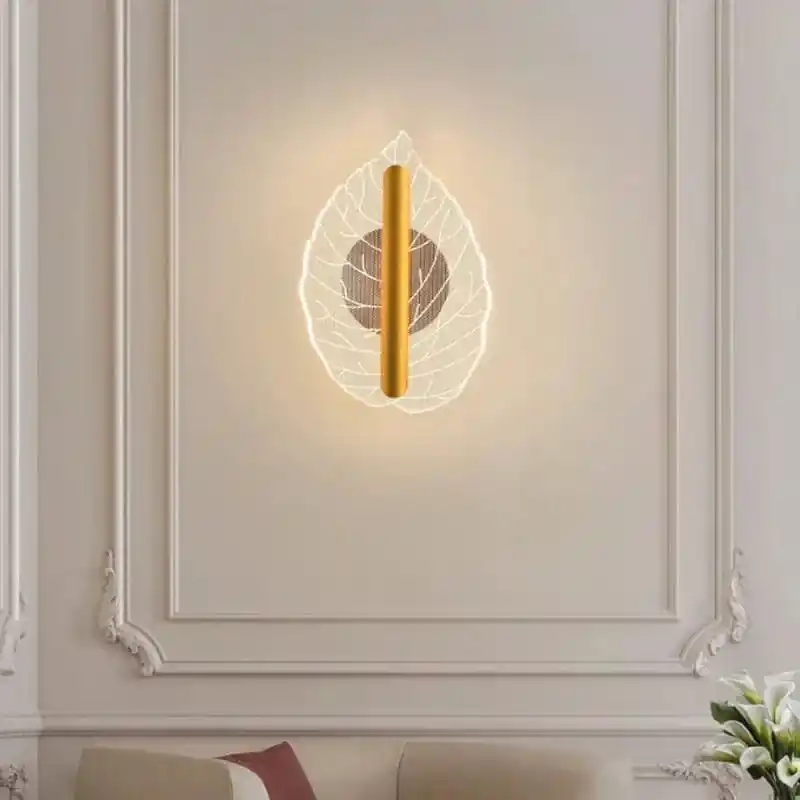 Applique murale nordique minimaliste - Trois couleurs - Pour salon, chambre, chevet, allée - Éclairage décoratif