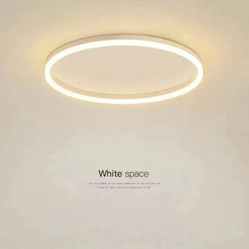 Plafonnier circulaire Alec nordique pour salon salle à manger chambre - Lampe de plafond LED Lampa Sufitowa