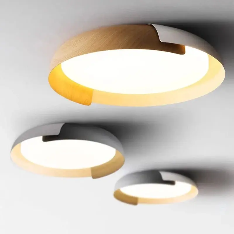 Plafonniers modernes minimalistes de style japonais pour chambre à coucher, salon, étude et restaurant