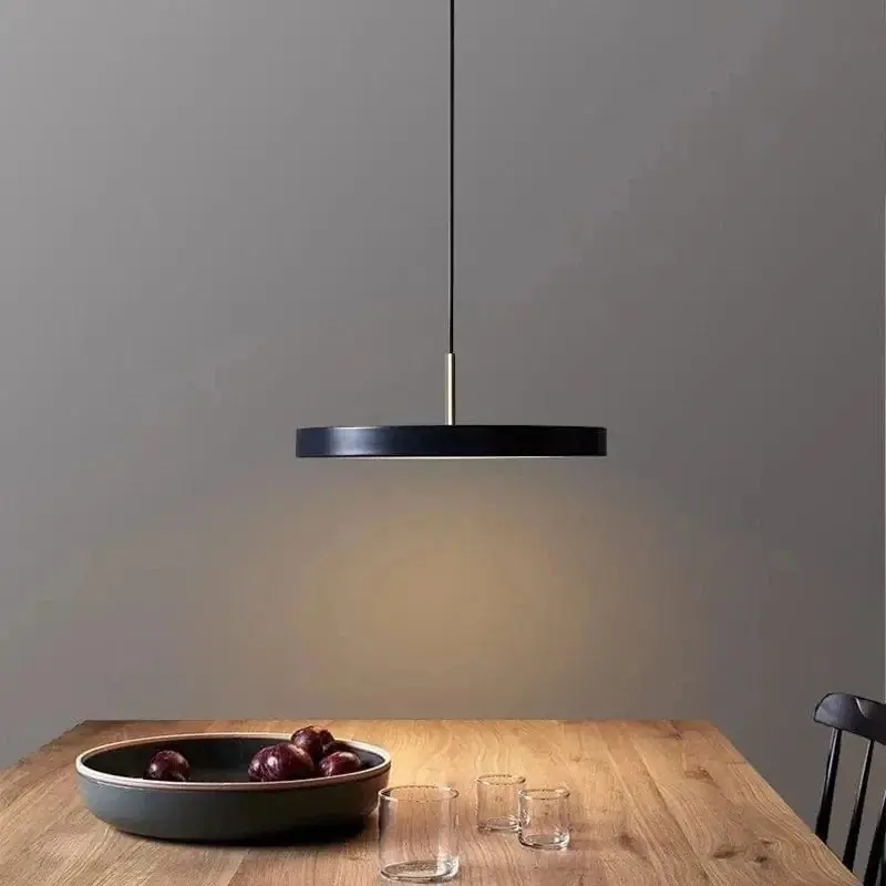 Suspension LED nordique multicolore \\"Disque Paradise\\"