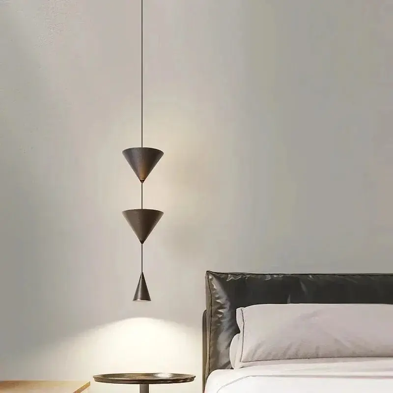 Lampe minimaliste noir-blanc pour suspension moderne dans votre restaurant, maison, salon, salle à manger, bar ou comptoir.
