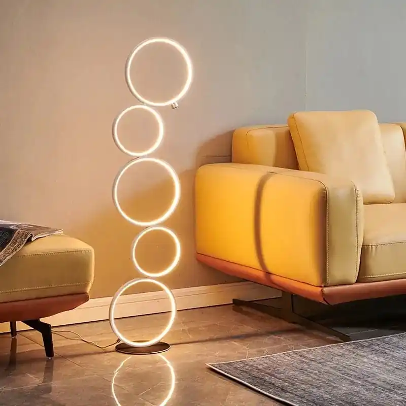 Lampadaire LED Design minimaliste moderne - Décor lumineux vertical