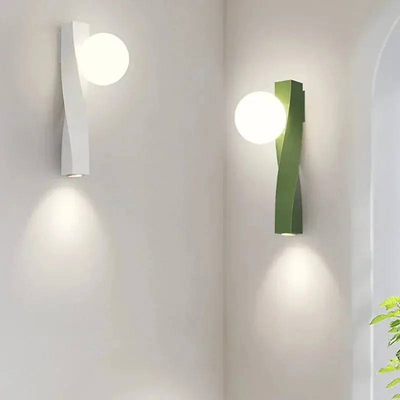 Applique murale LED nordique au Design Épuré