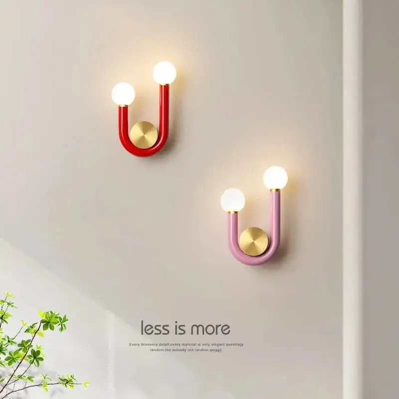 Applique murale LED nordique minimaliste U-Light