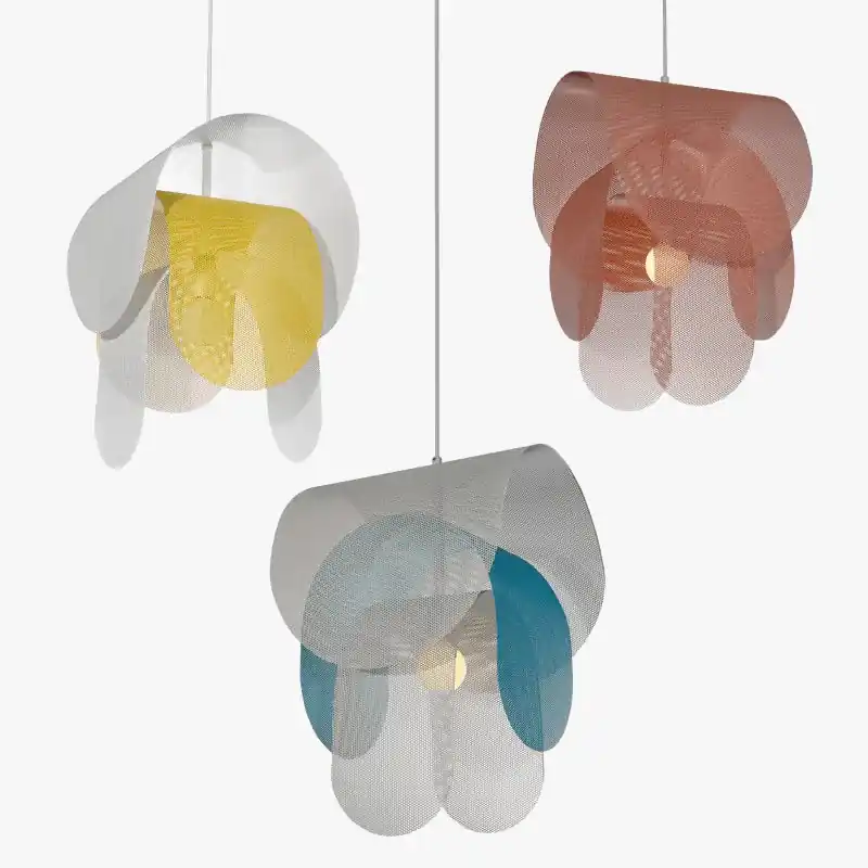Lustre Nordique Créatif en Filet de Pêche pour Chambre d'Enfant et Salon - Éclairage LED Décoratif