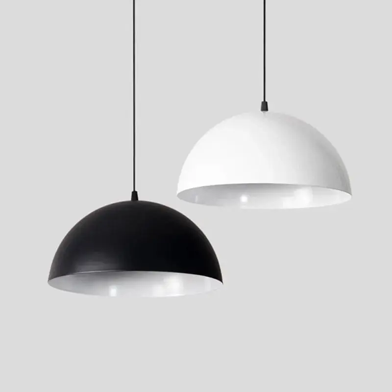 Suspension demi-cercle luminaire nordique minimaliste pour décoration de Bar, Café et Restaurant