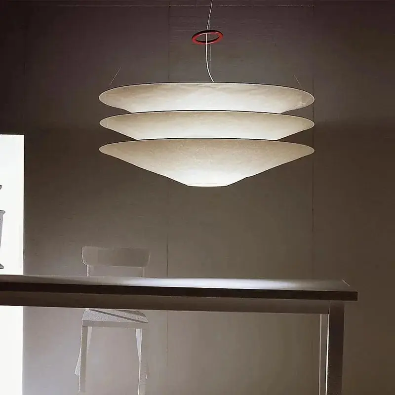 Lustre suspendu Led Nordique Wabi Sabi pour salon et salle à manger