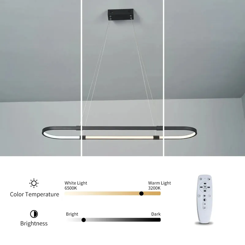 NEO Gleam - Lustre LED Moderne pour Salle à Manger et Cuisine
